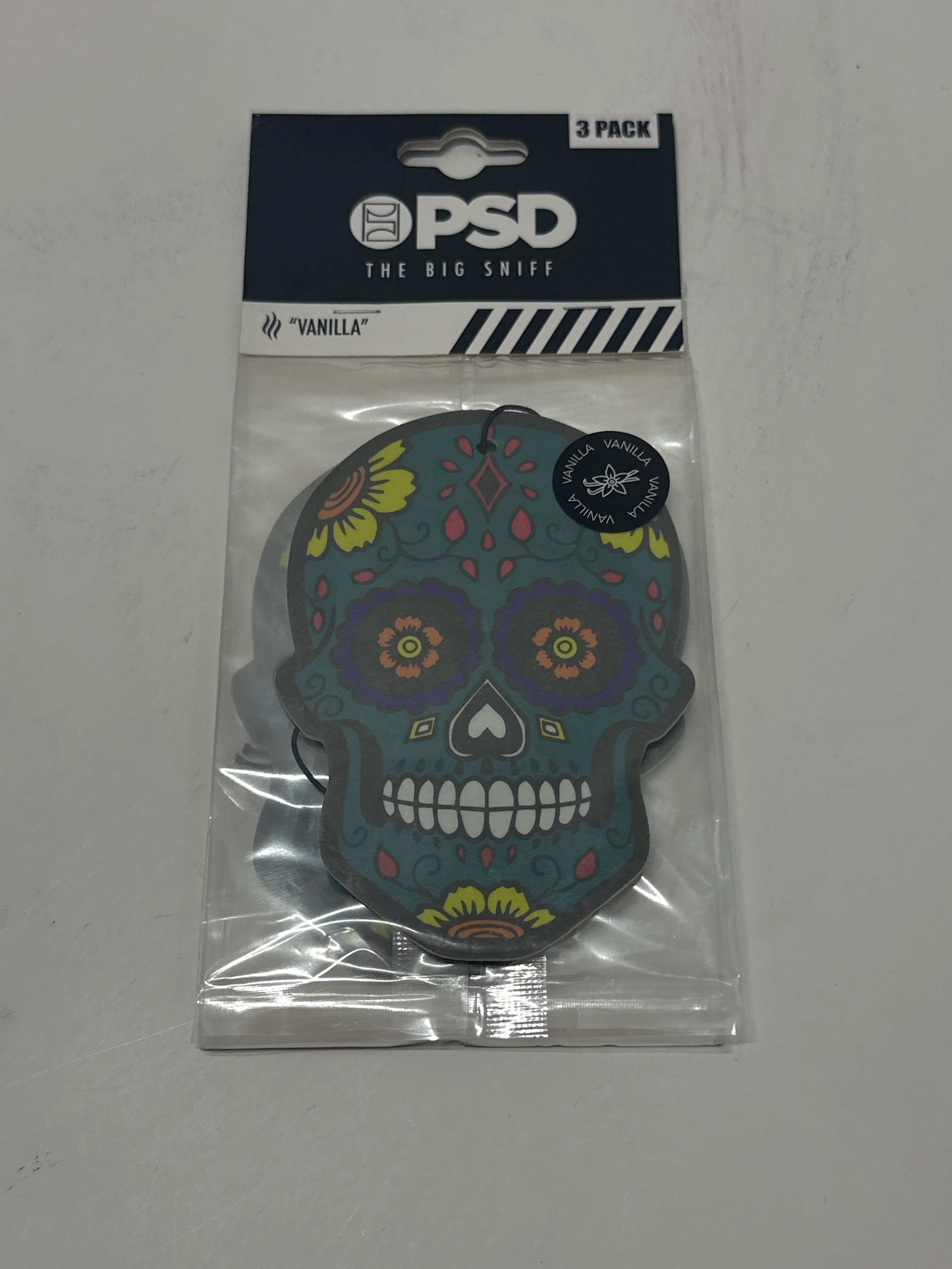 PSD The Big Sniff Candy Skull 3-Pack Air Freshener – Vanilla