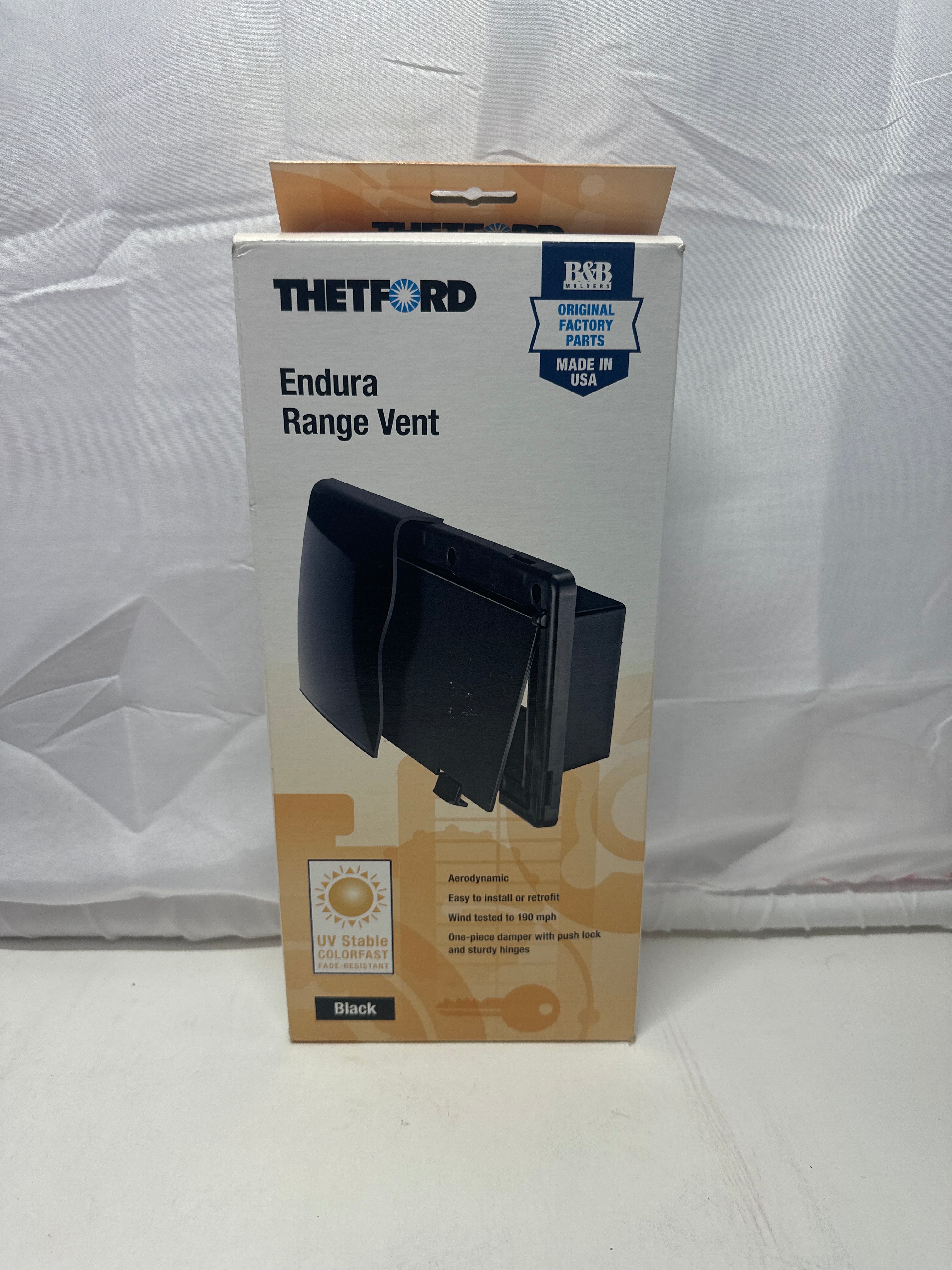 Thetford Endura Range Vent – 1 1/2 Flange Black