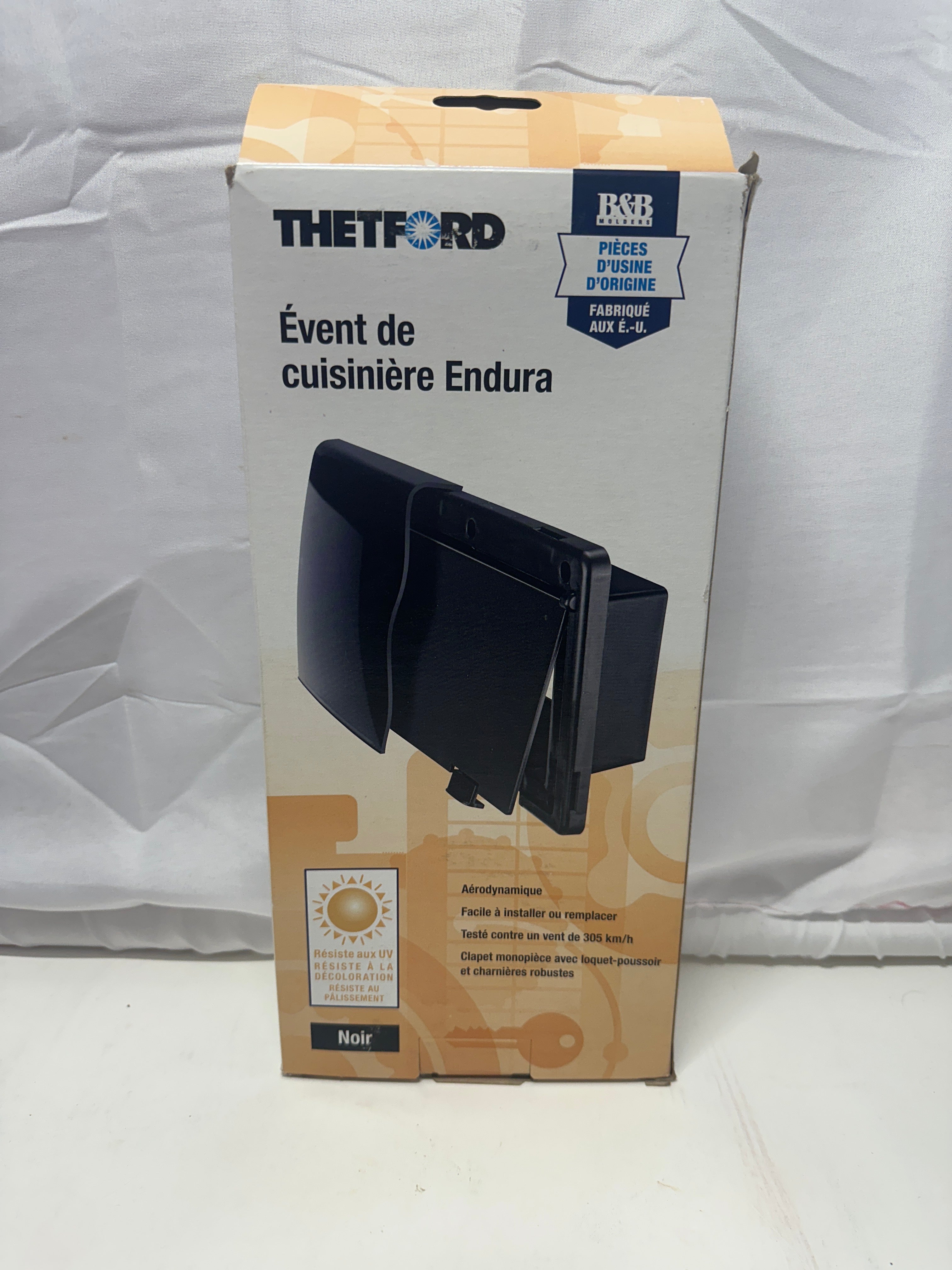 Thetford Endura Range Vent – 1 1/2 Flange Black
