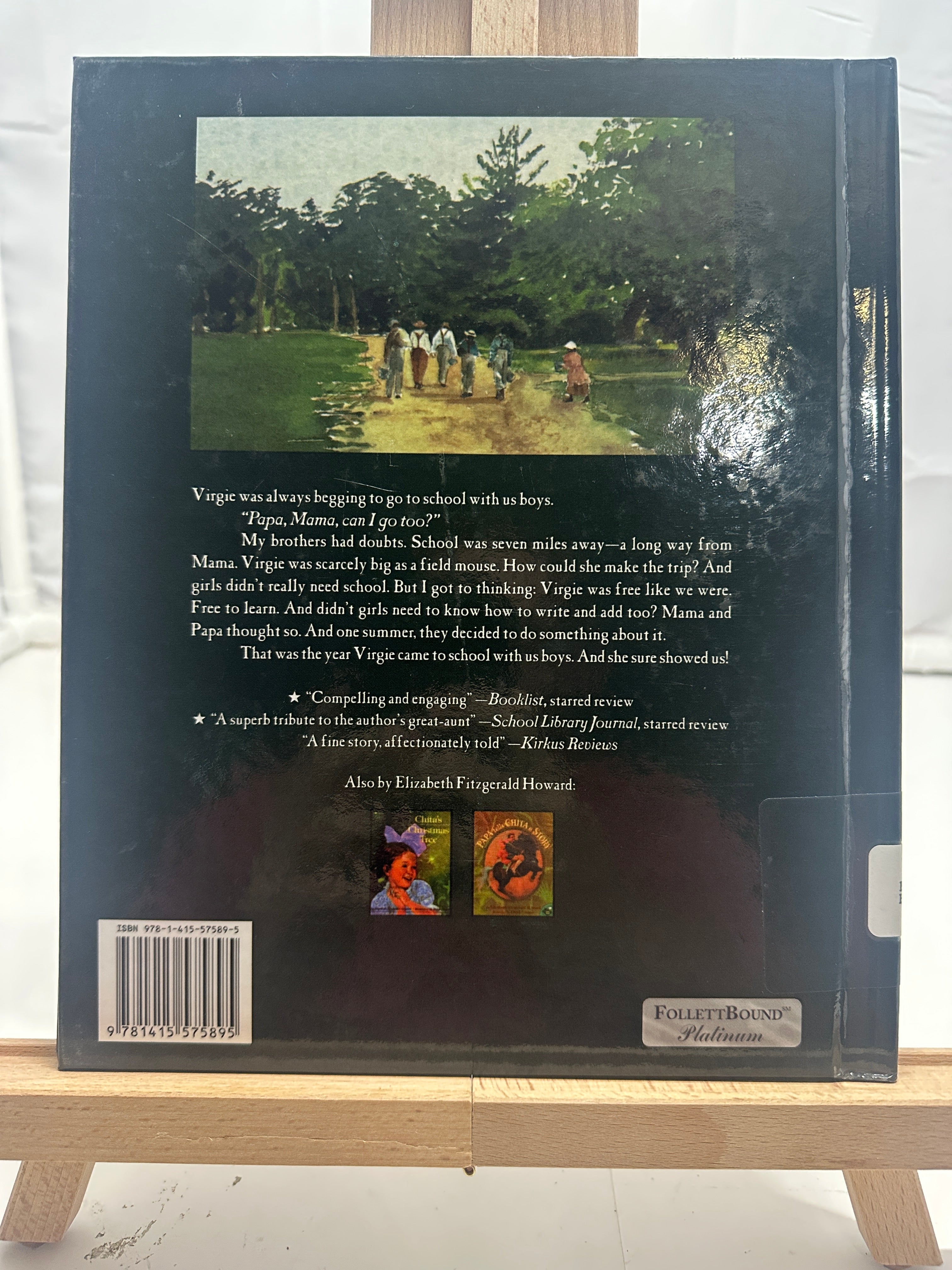 Virgie Goes to School with Us Boys by Elizabeth Fitzgerald Hardcover Children