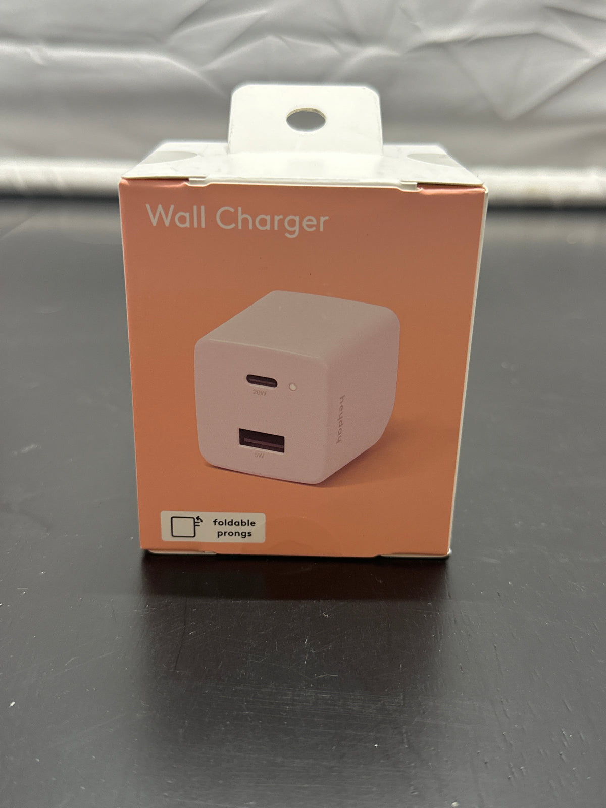 heyday Pink Dual-Port USB-C & USB-A 25W Wall Charger