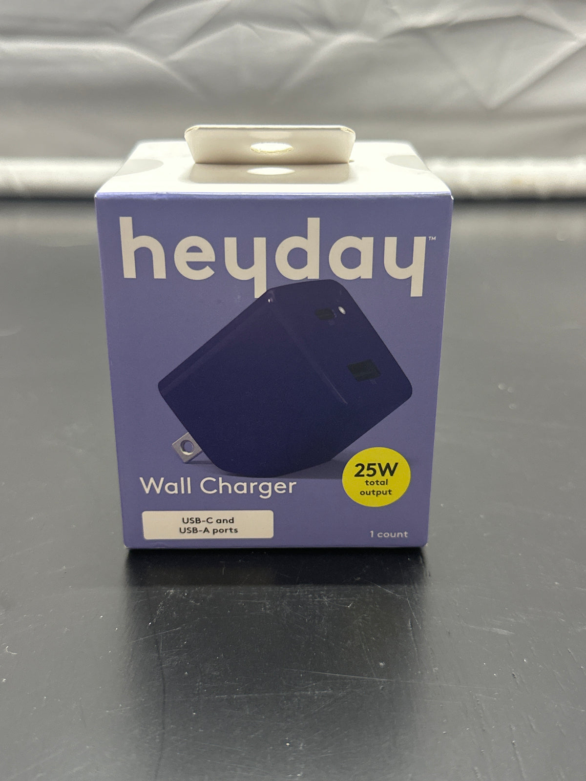 heyday Future Dusk Dual-Port USB-C & USB-A 25W Wall Charger