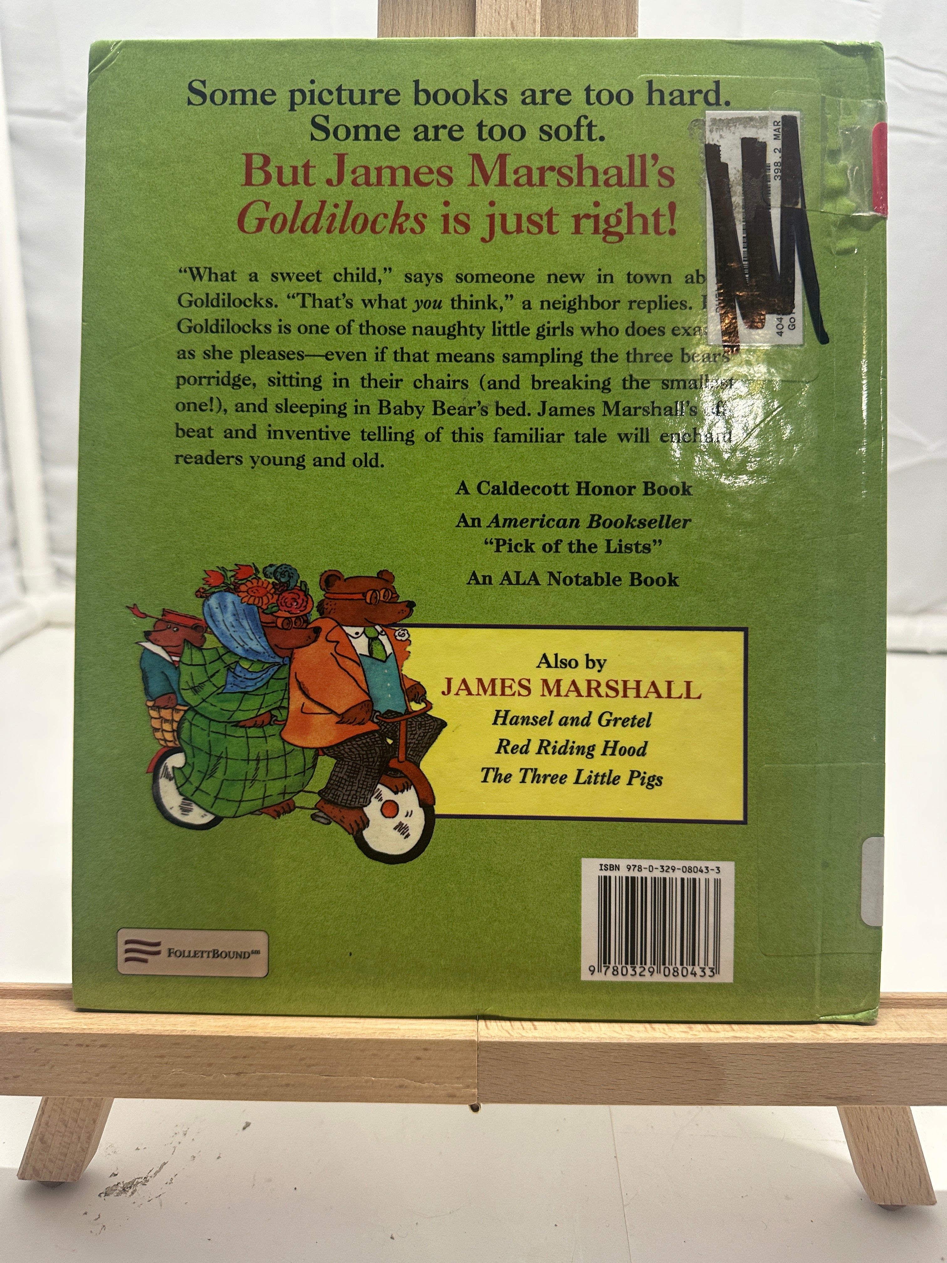 Goldilocks and the Three Bears by James Marshall Hardcover Children