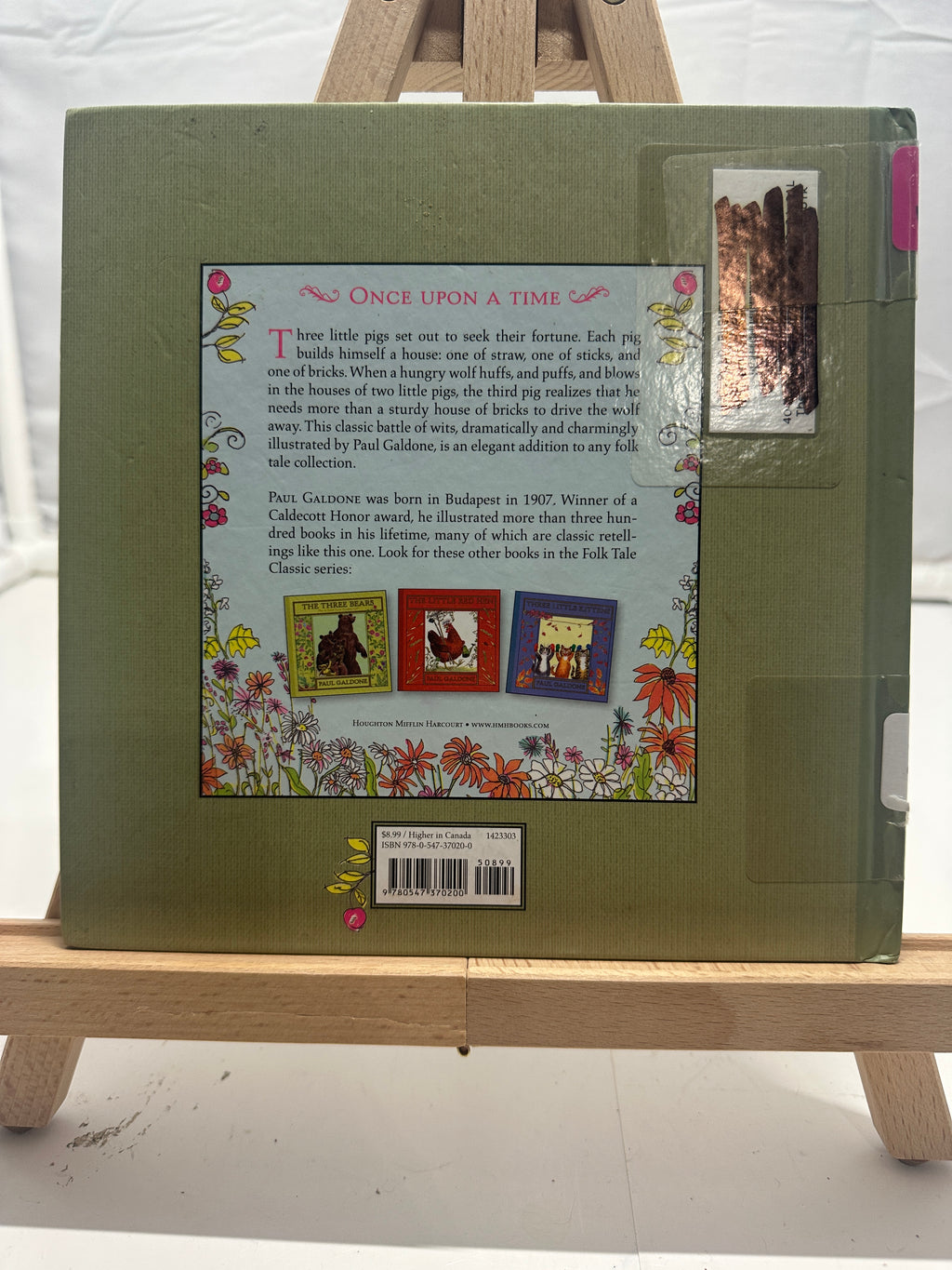 The Three Little Pigs by Paul Galdone Hardcover Children