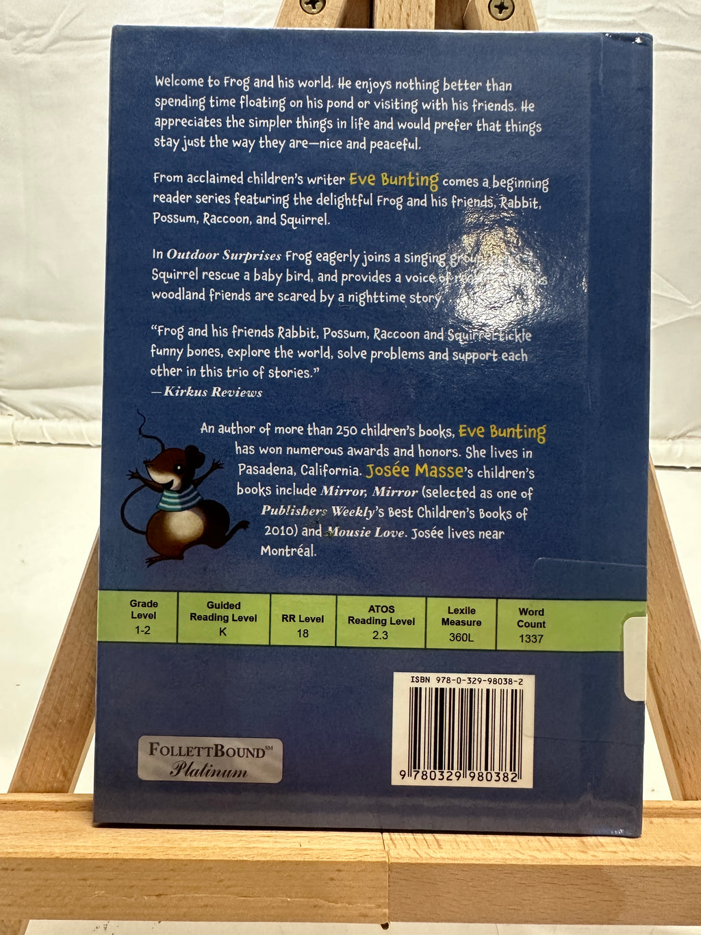 Frog and Friends by Eve Bunting Hardcover Children