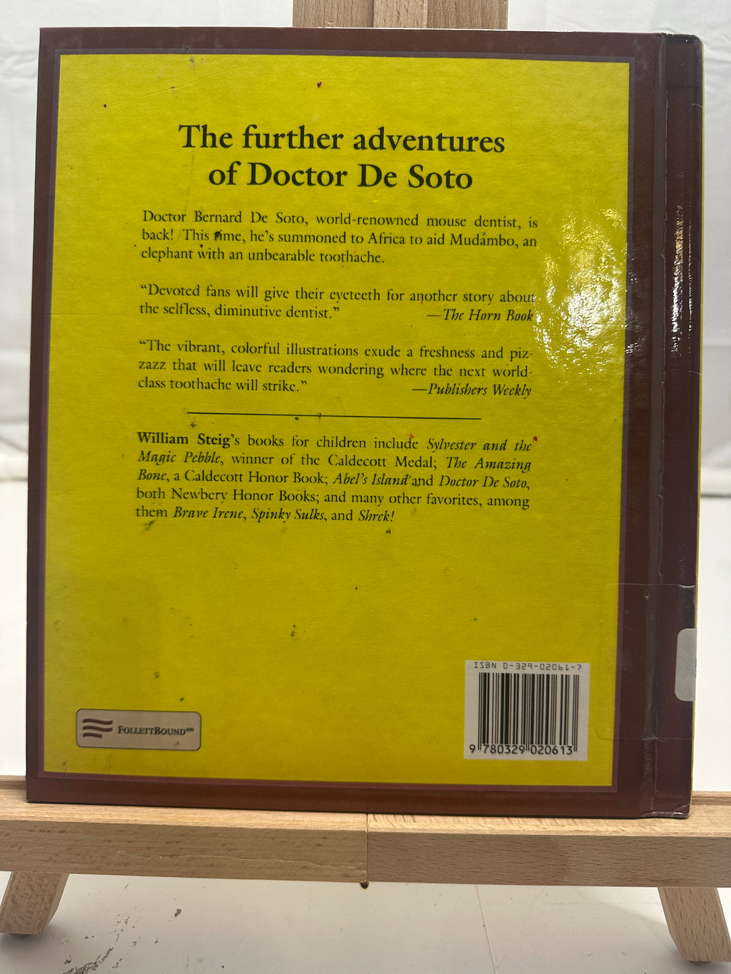 Doctor De Soto Goes to Africa by William Steig Hardcover Children