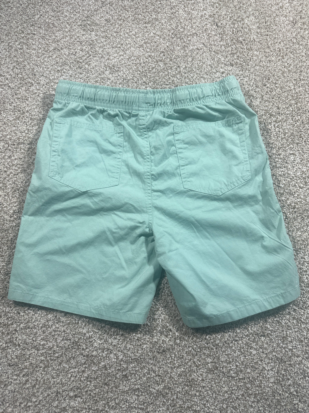 Cat & Jack girls mint green pull-on above-the-knee shorts, size XL 14