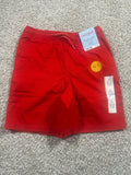 Cat & Jack red pull on shorts size S 6 7