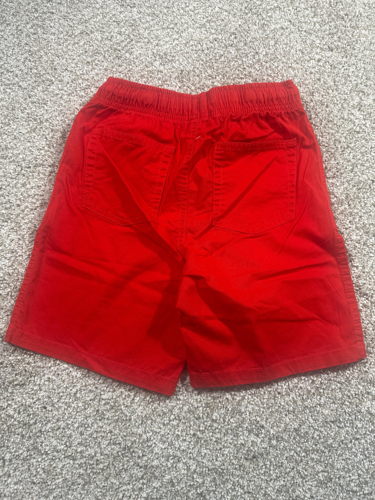 Cat & Jack red pull on shorts size S 6 7