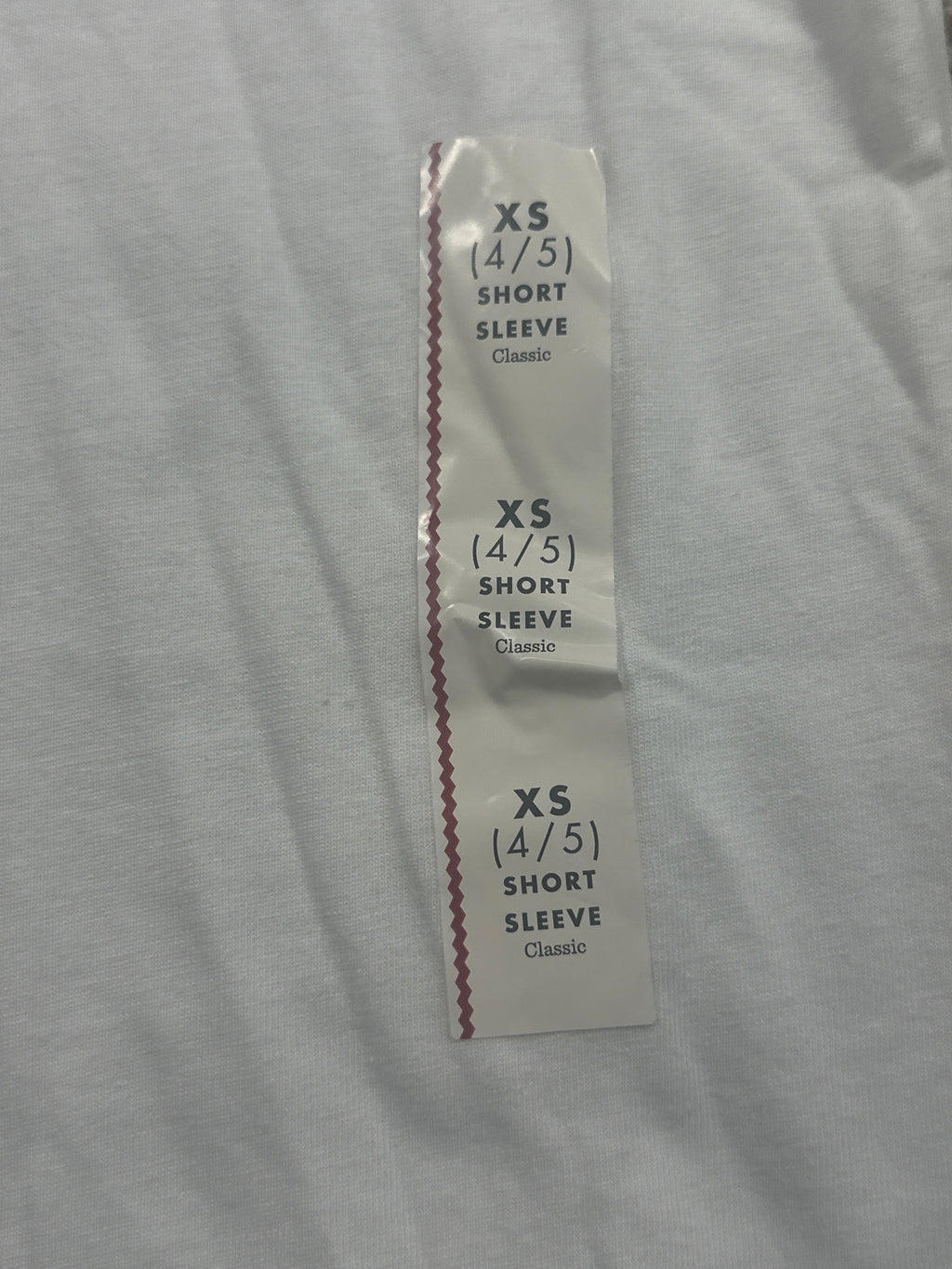 Cat & Jack Eco White Classic Short Sleeve T Shirt Size XS (4/5) - photo 2