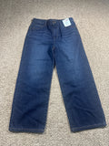 Cat & Jack boys dark-wash baggy adjustable-waist jeans size 10 Husky