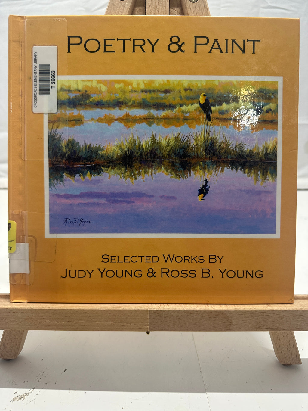 Signed Poetry & Paint by Judy Young Hardcover Children