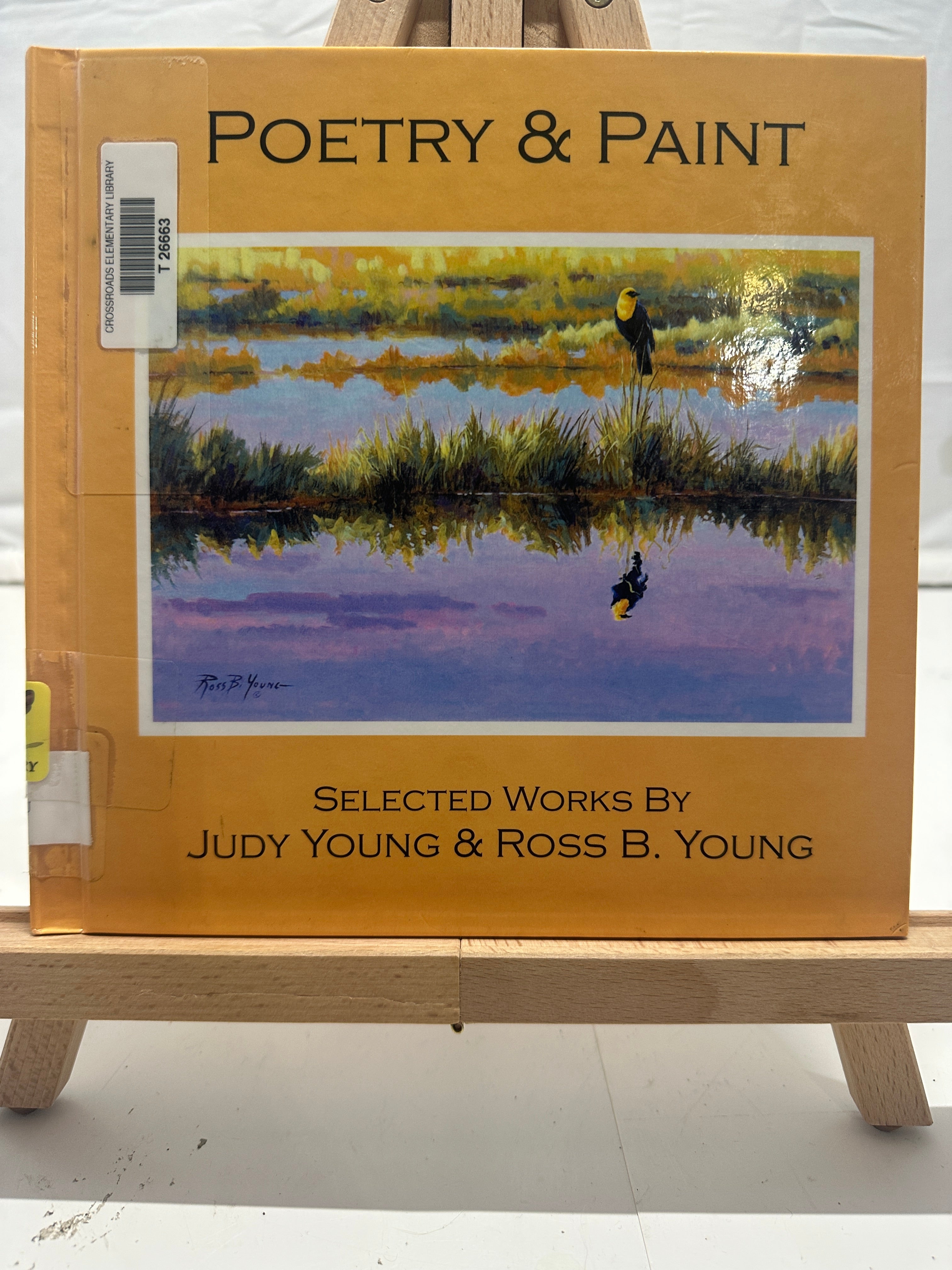 Signed Poetry & Paint by Judy Young Hardcover Children