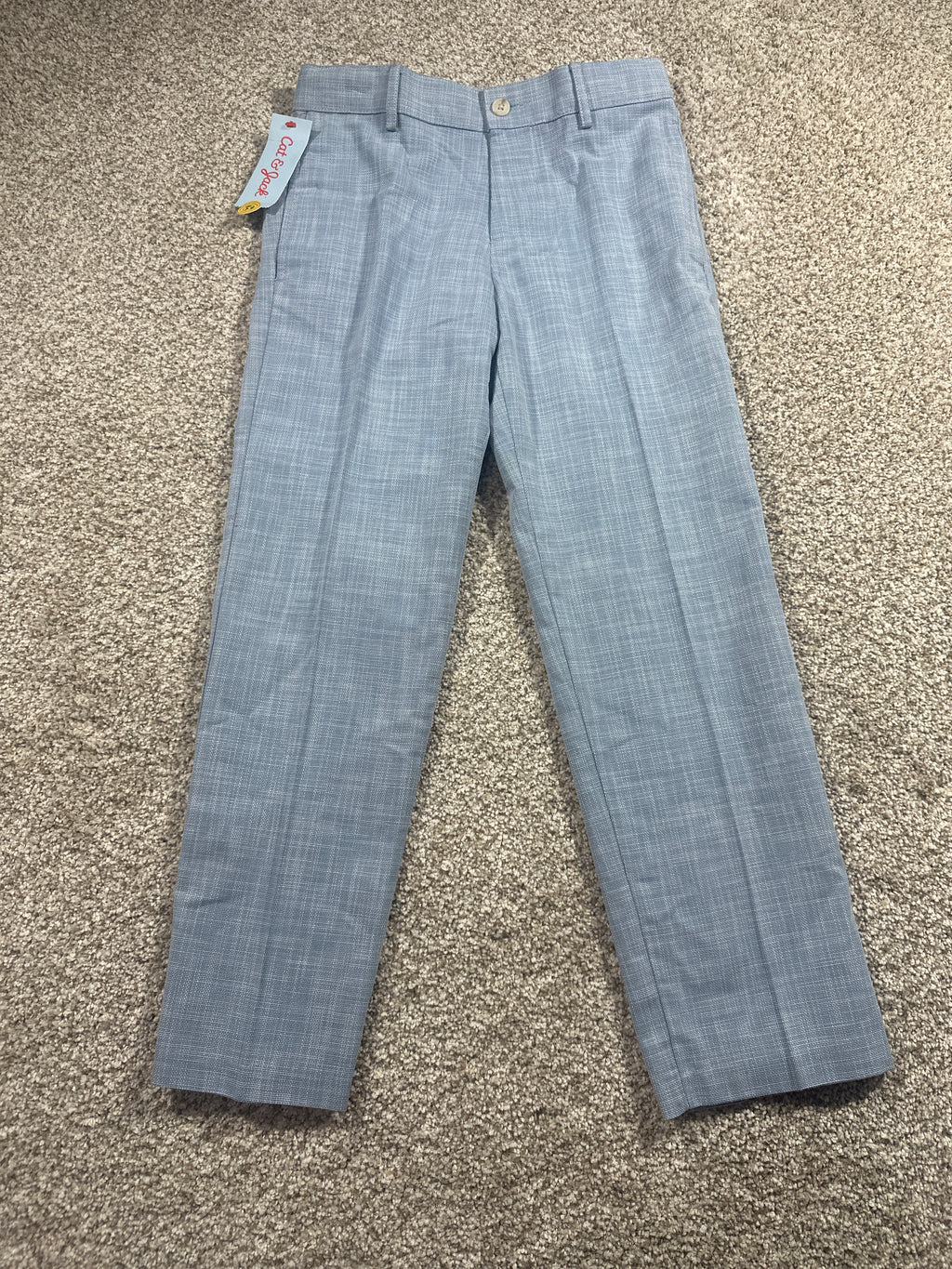 Cat & Jack girls blue woven dress pants, size 8