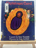 Christmas Carol by Sara Teasdale Hardcover Children