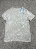 Cat & Jack kids neutral tie dye classic short sleeve T-shirt, size M 8