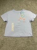 Cat & Jack Pale Lavender Bow Pocket T Shirt Size S 6 7 - Photo 1