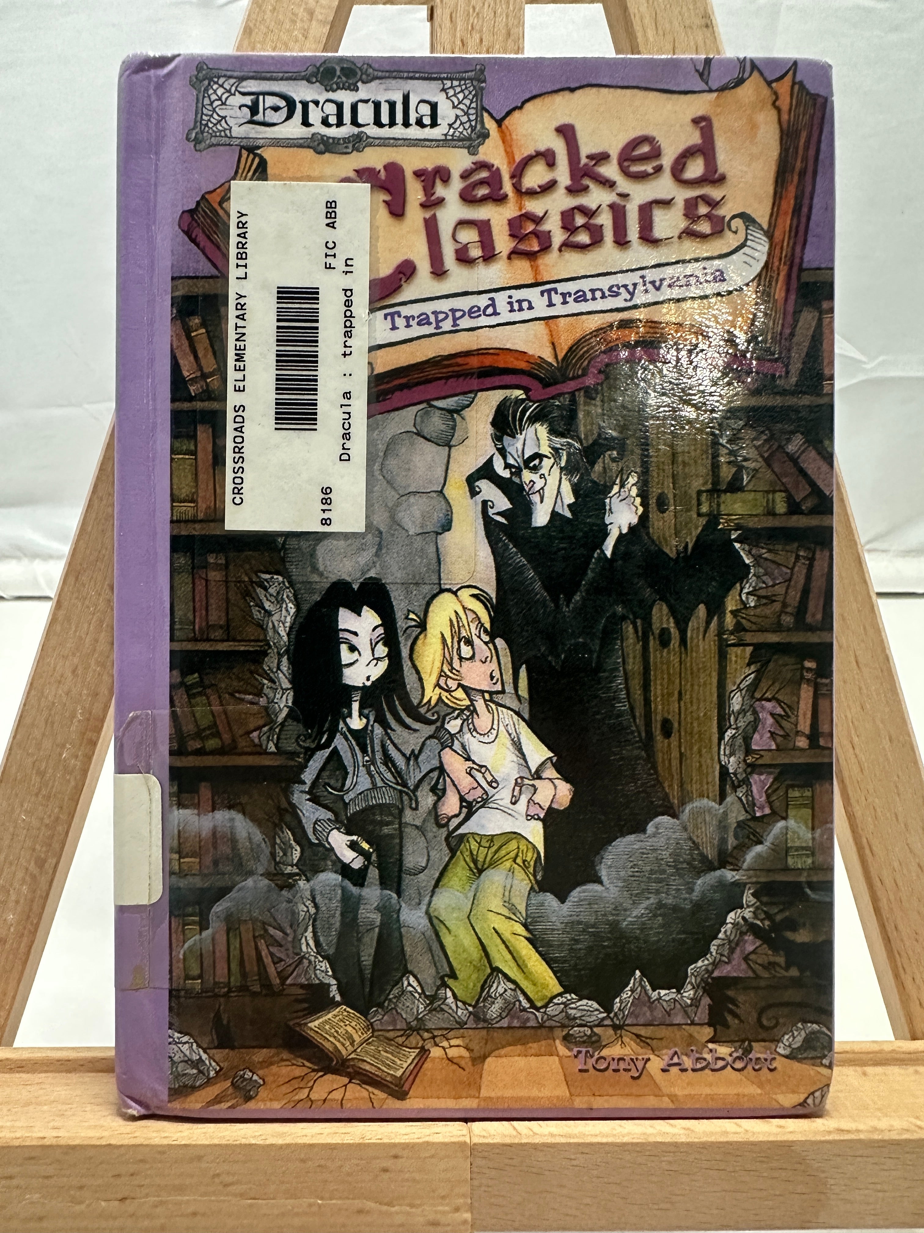 Cracked Classics Trapped in Transylvania by Tony Abbott Hardcover Children