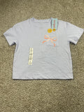 Cat & Jack Pale Lavender Bow Pocket T Shirt Size M 8 - Photo 1