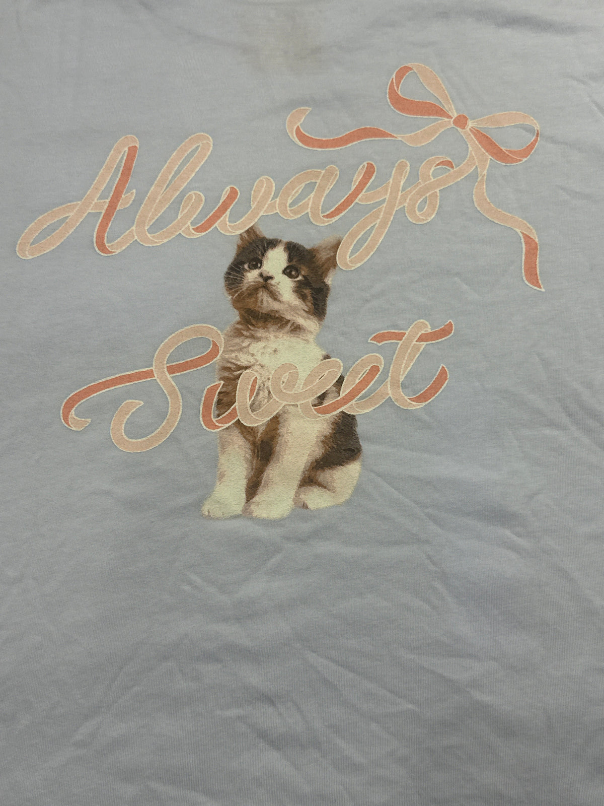 Cat & Jack Pale Lavender Bow Pocket T Shirt Size M 8 - Photo 4