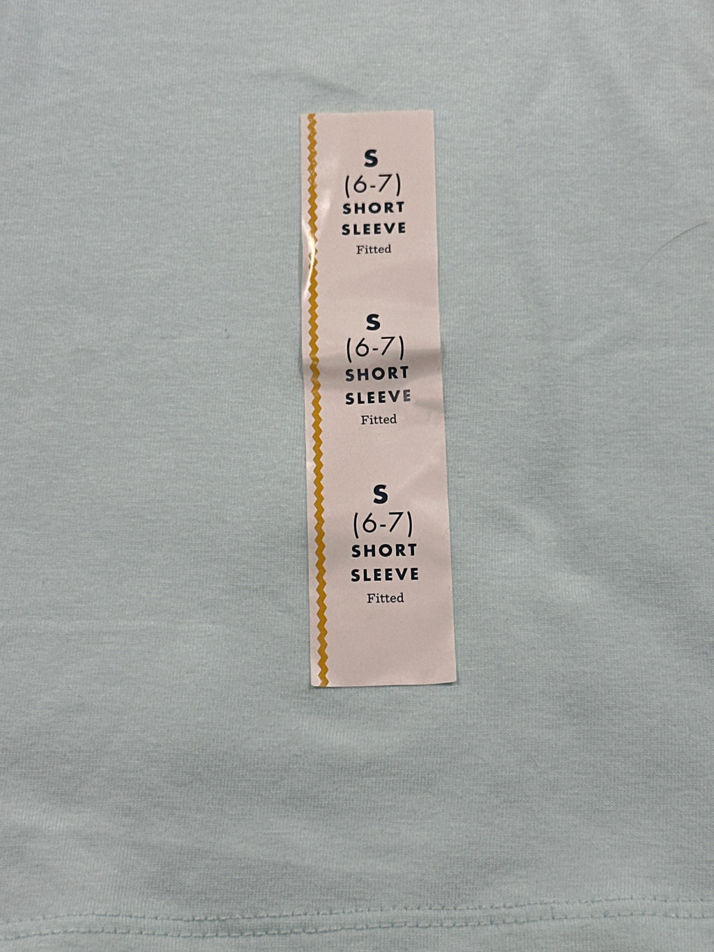 Cat & Jack girls mint green fitted short sleeve T-shirt, size S 6/7