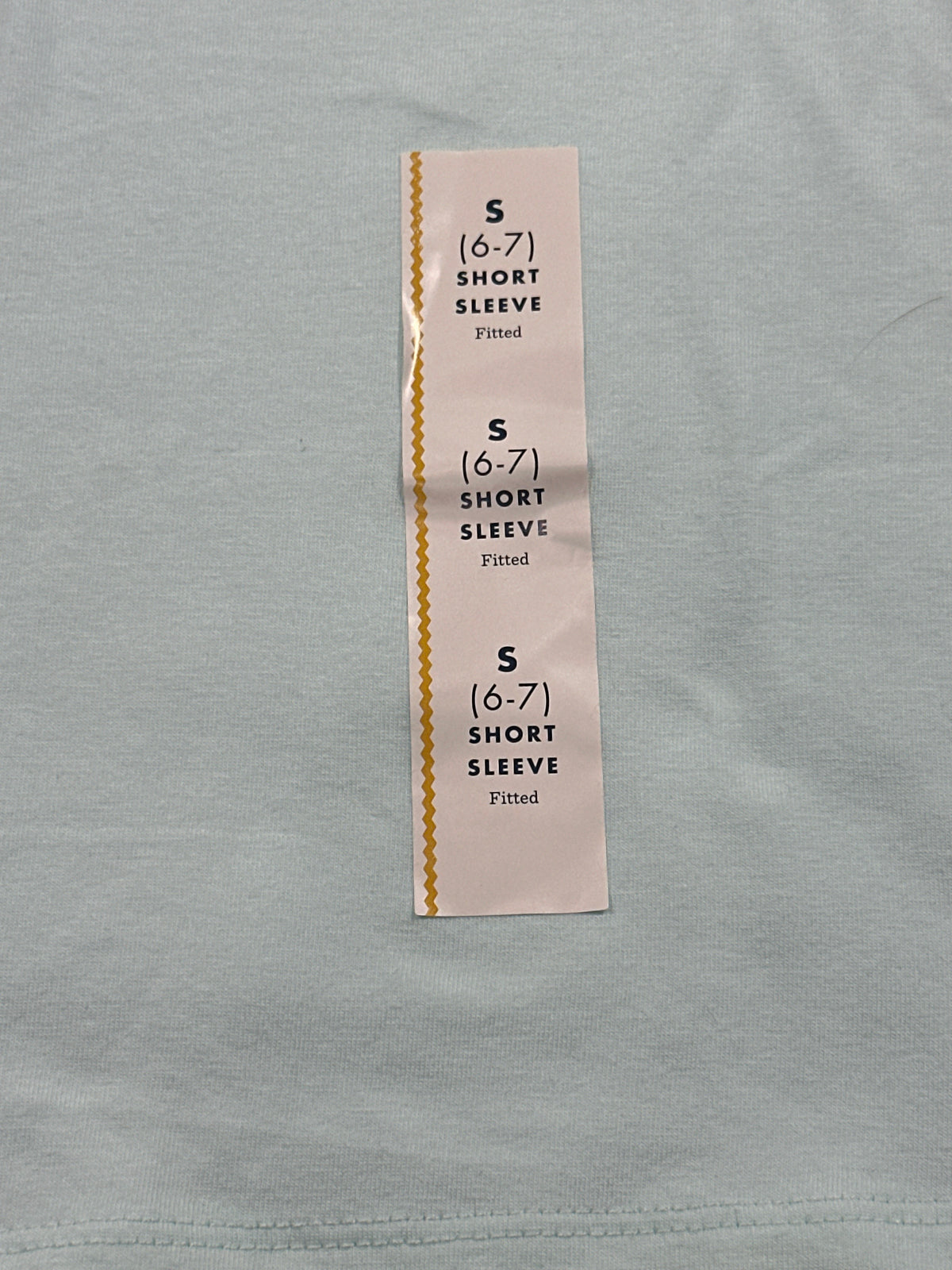 Cat & Jack girls mint green fitted short sleeve T-shirt, size S 6/7