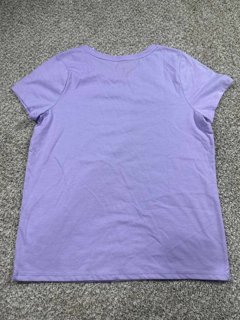 Cat & Jack girls lavender short sleeve animal graphic T-shirt, size L 10/12