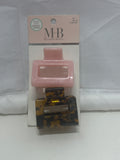 Must-Have Beauty Rectangle Claw Clips – 2 Piece Set