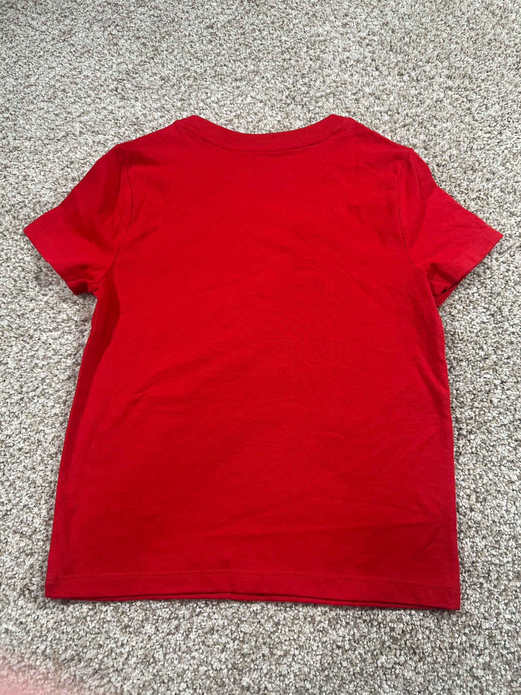 Cat & Jack kids red classic short sleeve T-shirt, size XS 4/5