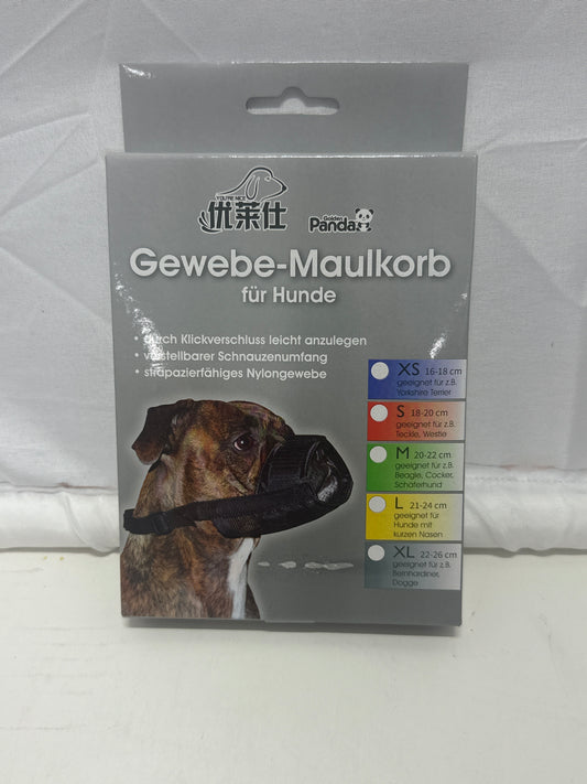 Golden Panda Adjustable Tissue Dog Muzzle