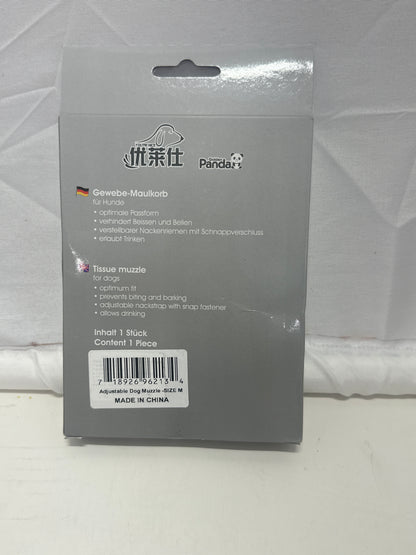 Golden Panda Adjustable Tissue Dog Muzzle