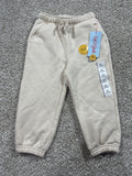 Cat & Jack toddler cream jogger pants, size 2T