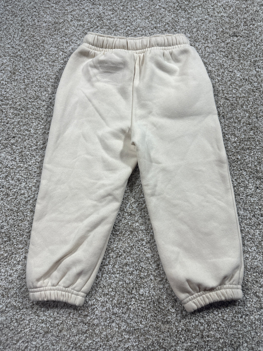 Cat & Jack toddler cream jogger pants detail 3