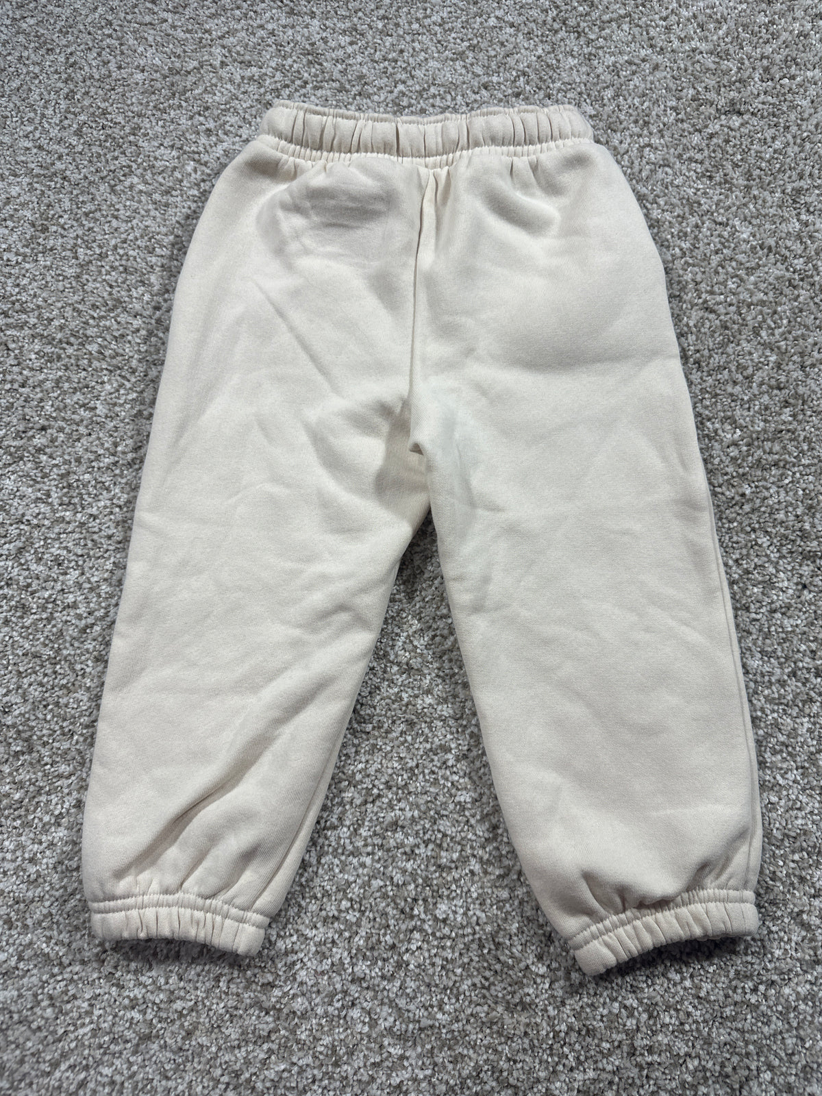 Cat & Jack toddler cream jogger pants detail 3