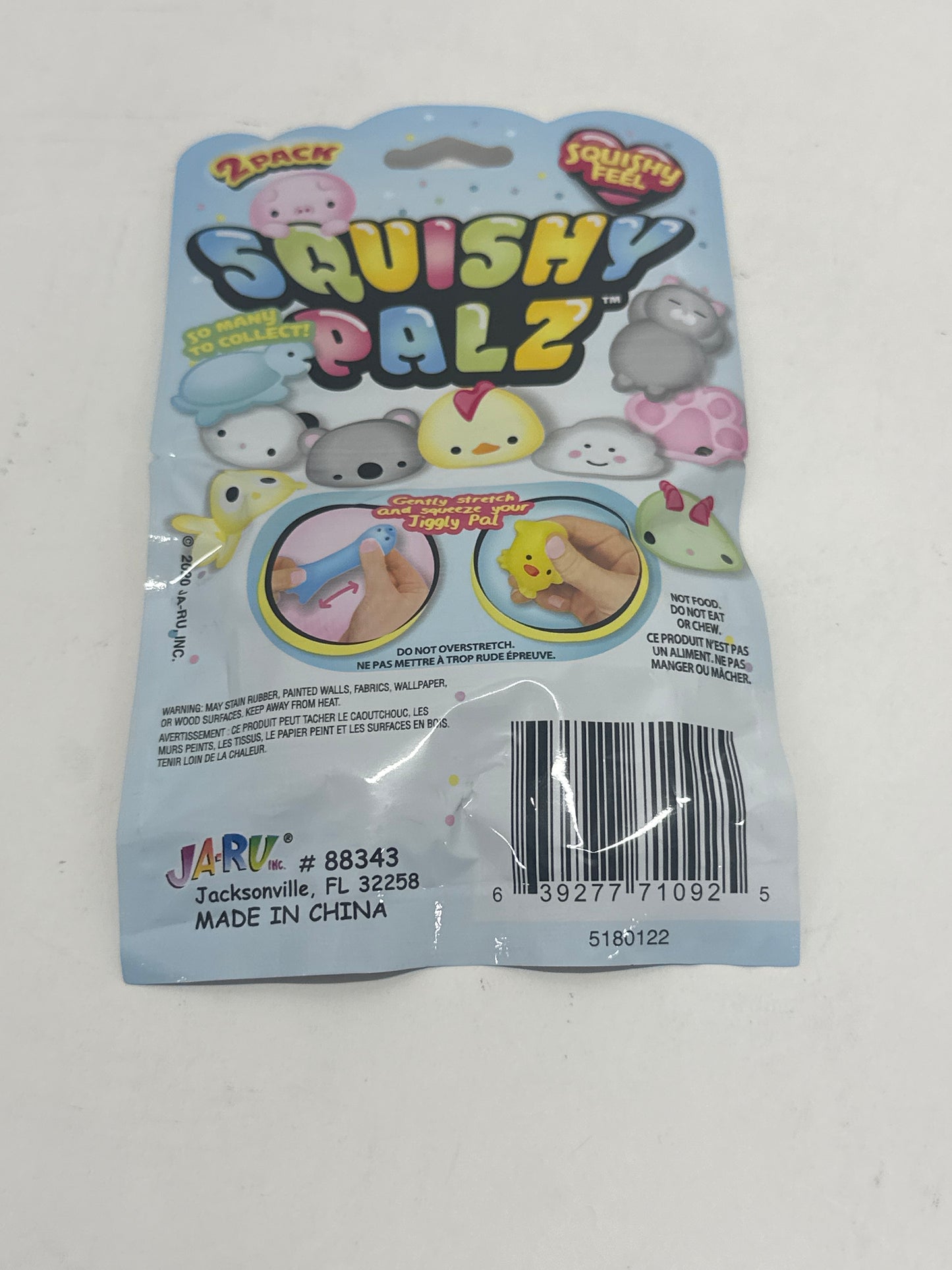 Squishy Palz 2-Pack Stretch & Squeeze Toy Set – 3 Pack Bundle