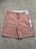 Cat & Jack girls dusty rose flat-front at-the-knee shorts, size 16