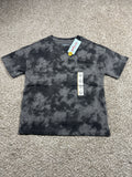 Cat & Jack boys gray tie-dye oversized short sleeve T-shirt, size S 6/7