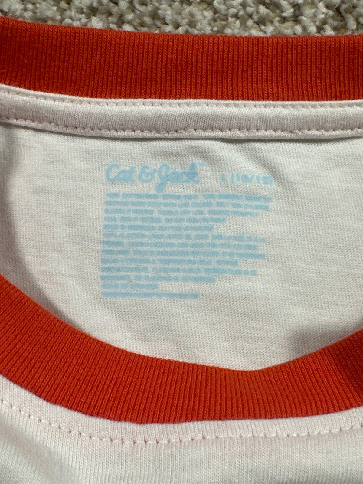 Cat & Jack White City Athletics 76 Oversized T Shirt Size L 10 12 - Photo 4