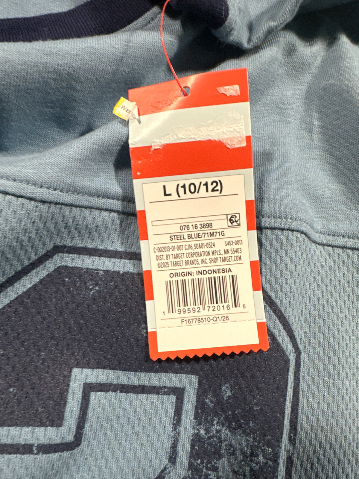 Cat & Jack Steel Blue 32 Graphic T Shirt Size L (10/12) - photo 5