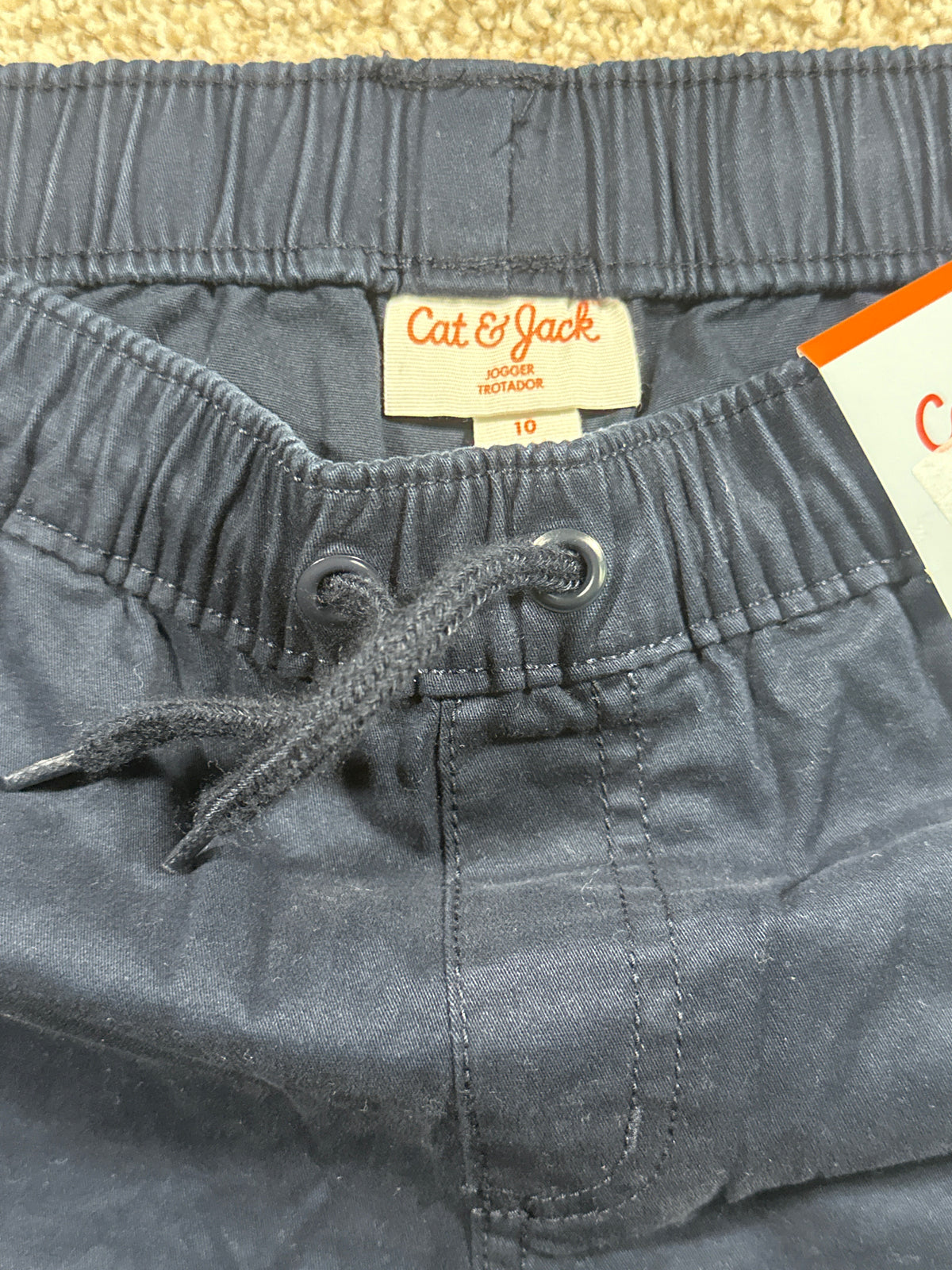 Cat & Jack boys navy jogger pants size 10