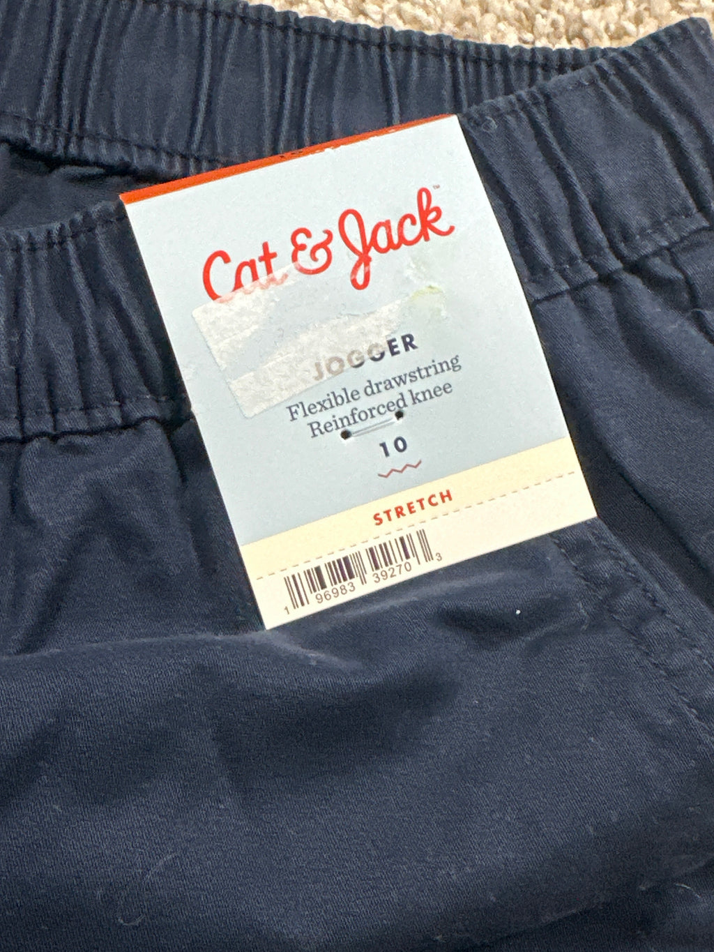 Cat & Jack boys navy jogger pants size 10