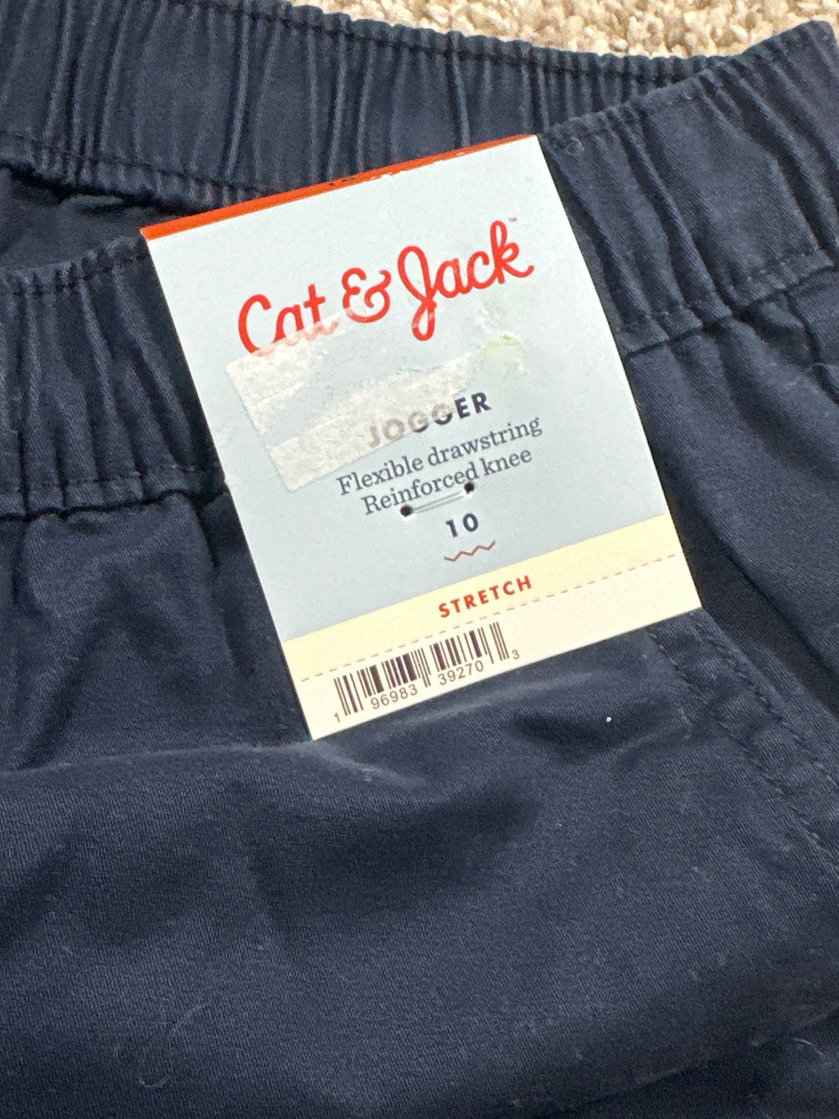 Cat & Jack boys navy jogger pants size 10