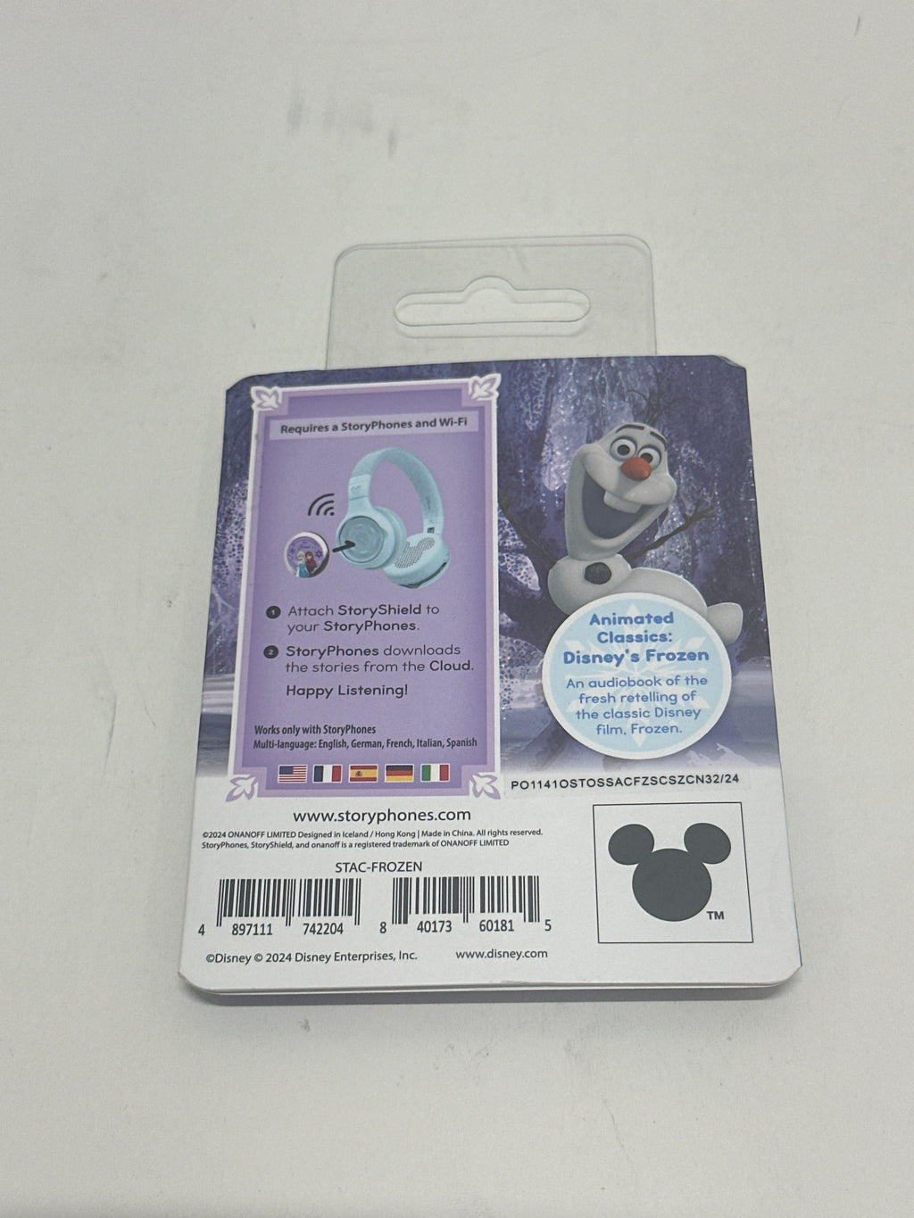 StoryShield Animated Classics Disney Frozen Audio Disc for StoryPhones