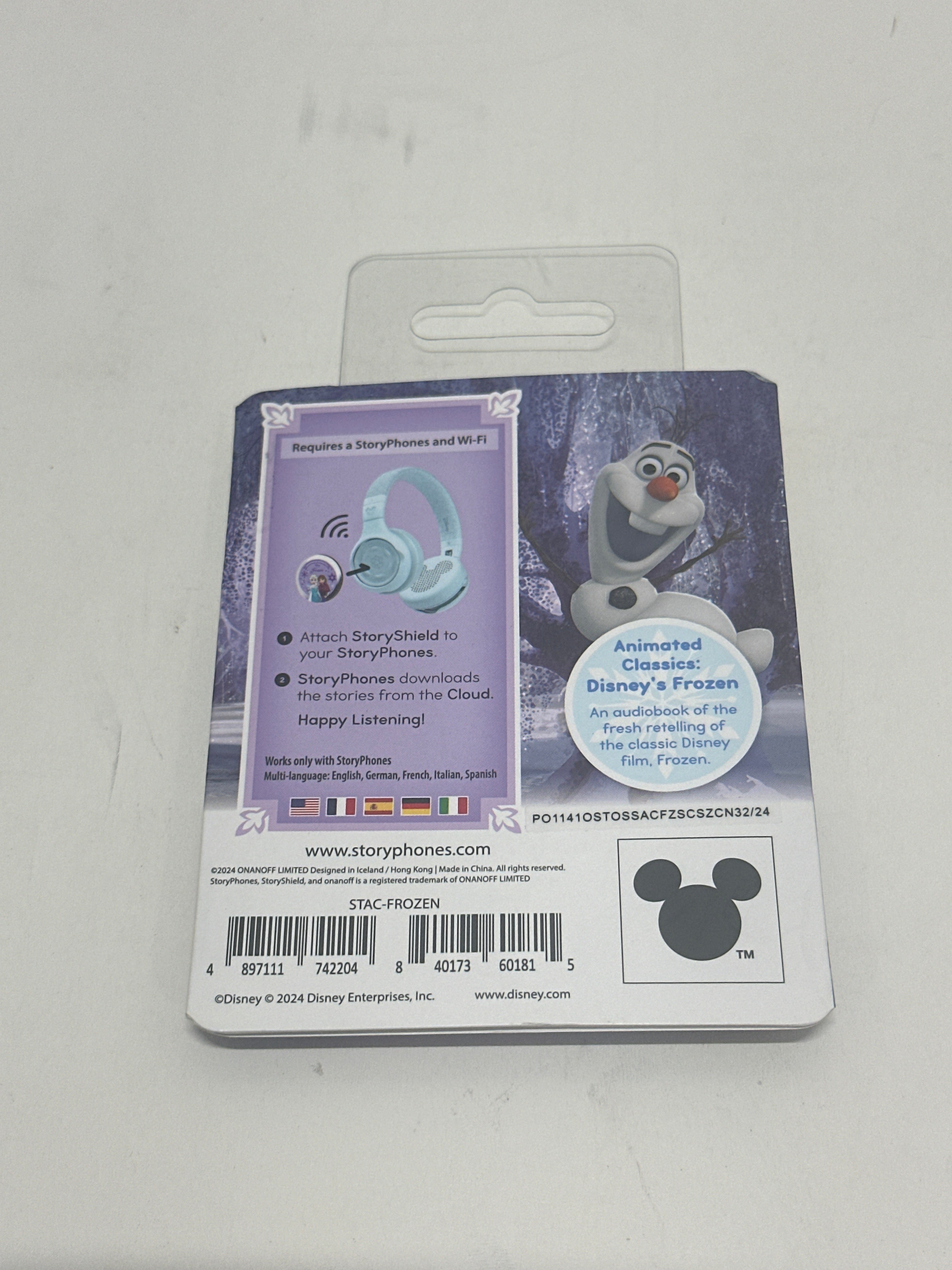 StoryShield Animated Classics Disney Frozen Audio Disc for StoryPhones