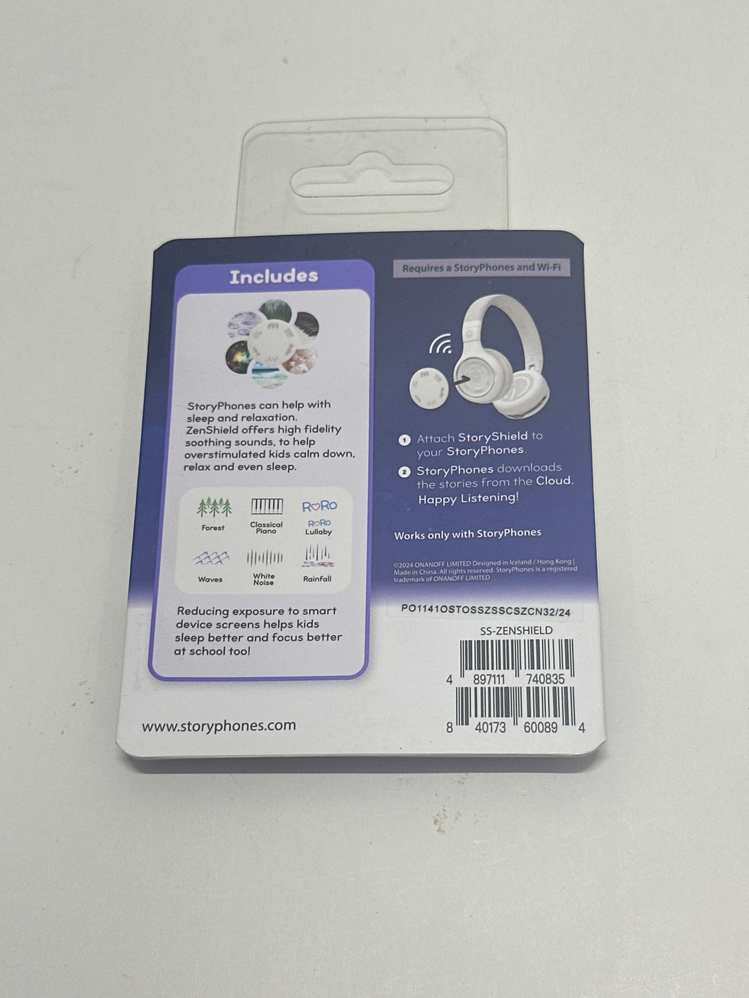 ZenShield Travel & Relax Audio Disc with 6 Soothing Tracks for StoryPhones