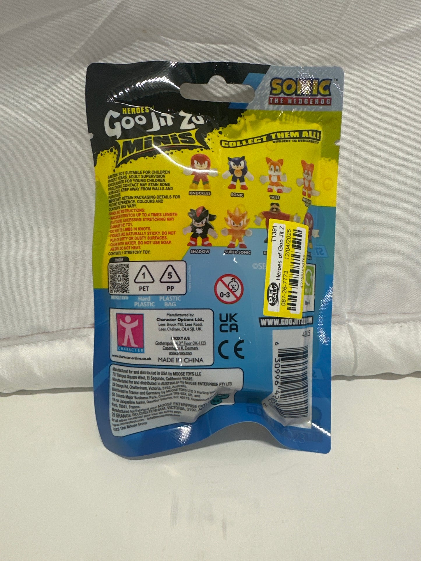 Heroes of Goo Jit Zu Minis Sonic the Hedgehog – Knuckles Stretch Figure