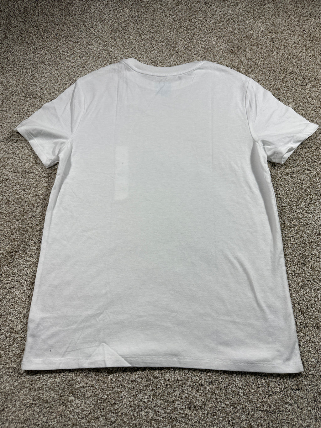 Cat & Jack girls white classic short sleeve T-shirt, size XL 14