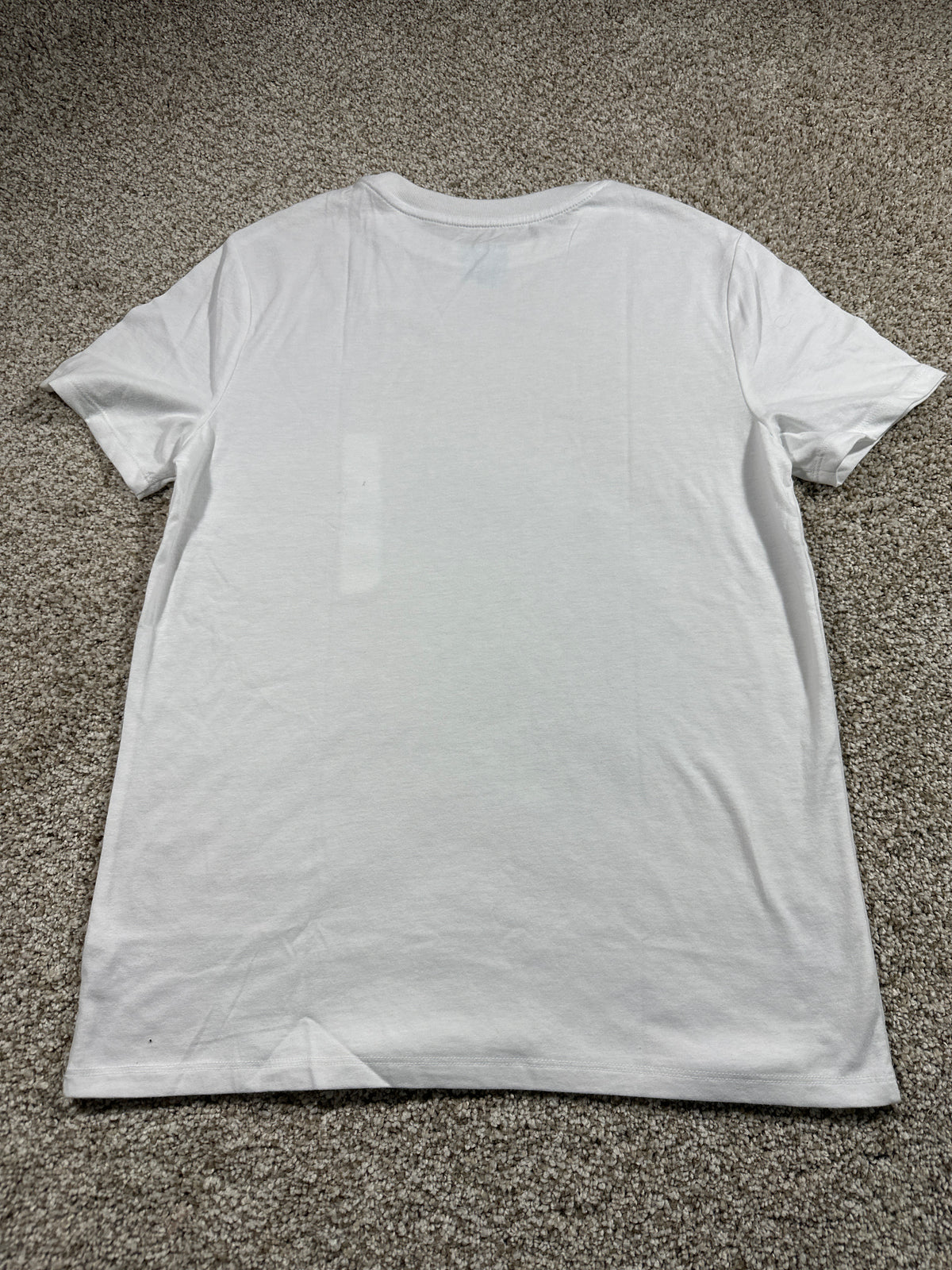 Cat & Jack girls white classic short sleeve T-shirt, size XL 14