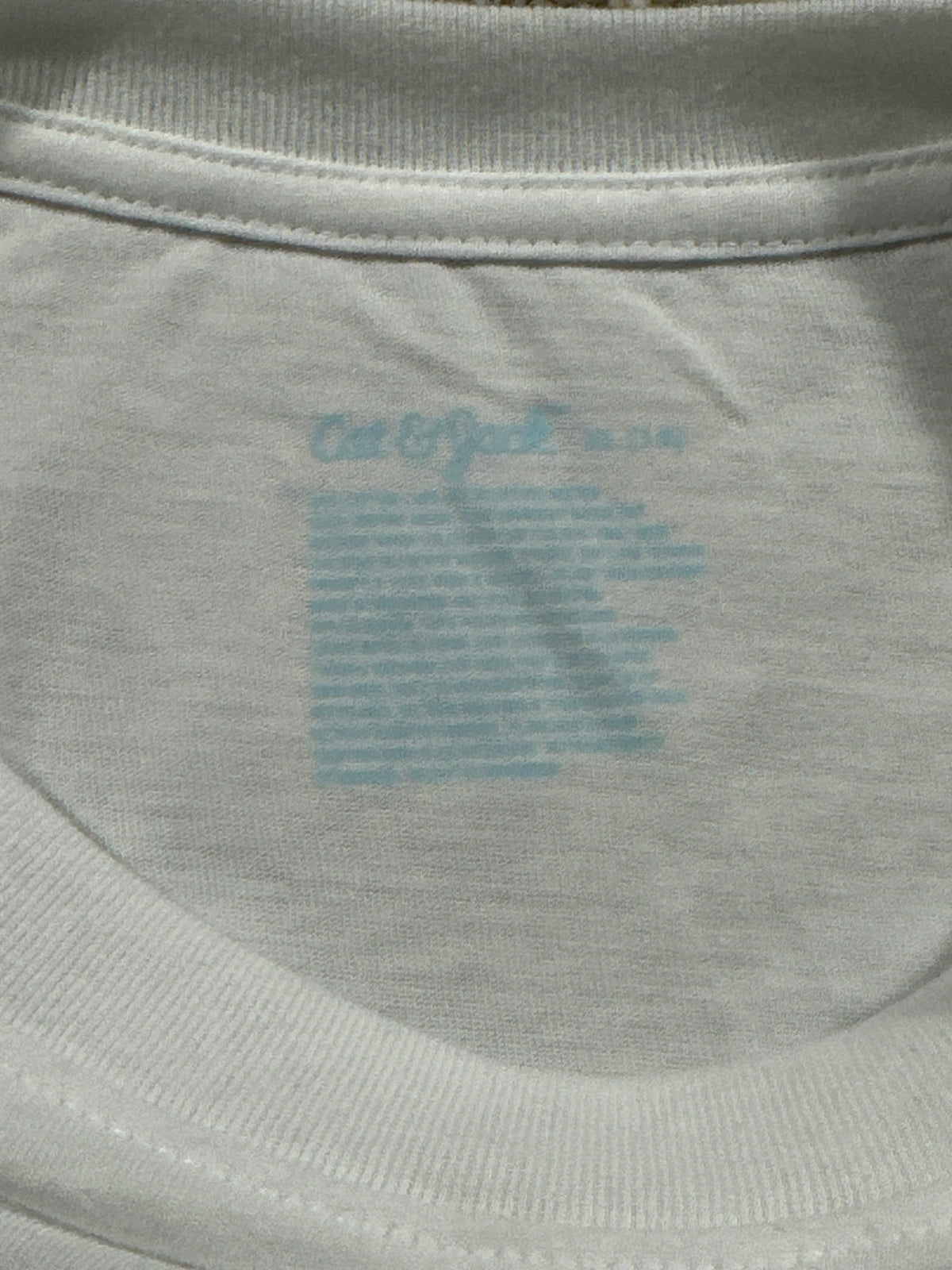 Cat & Jack girls white classic short sleeve T-shirt, size XL 14