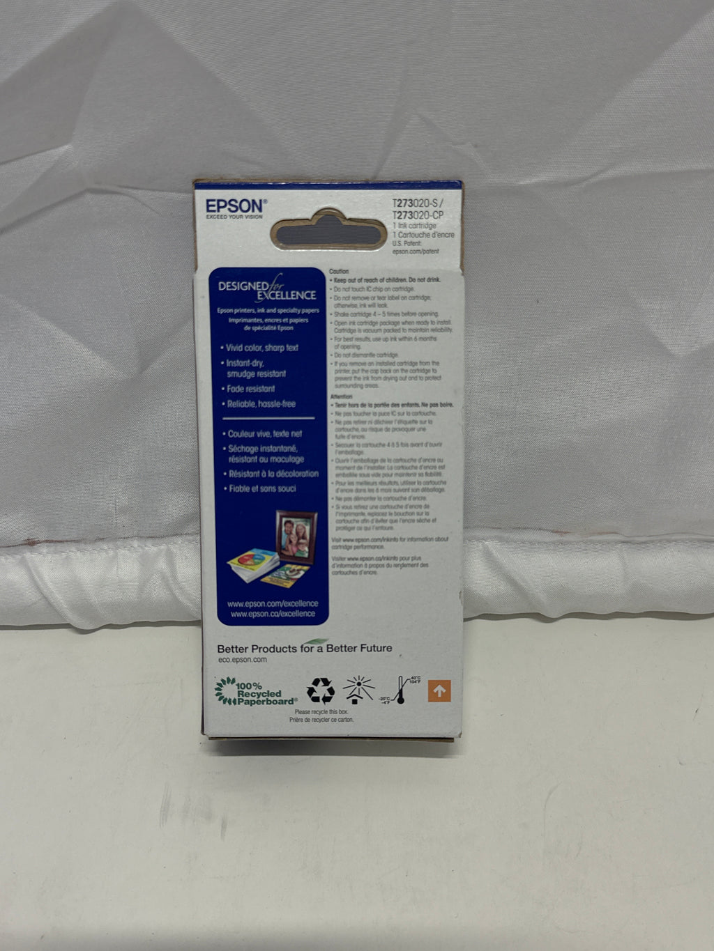 Epson 273 Black Ink Cartridge – Claria Premium Standard Capacity Printer Ink